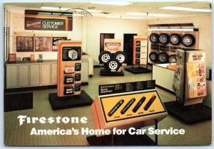 Postcard - Firestone, America's Home for Car Service - Cutler Ridge, Florida