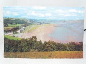 The Two Bays Llanstephan Wales Vintage Postcard 1960s/1970s