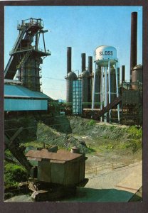 AL Sloss Furnace Steel Iron Factory Plant Birmingham Alabama Postcard