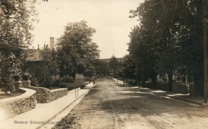 CHRISTIANA PA BRIDGE STREET ANTIQUE REAL PHOTO POSTCARD RPPC