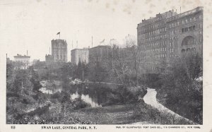 NEW YORK CITY, New York, 1901-1907; Swan Lake, Central Park