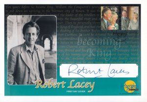 Robert Lacey Queen Elizabeth II Book Author Hand Signed FDC