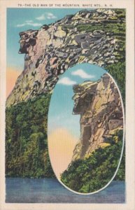 New Hampshire Franconia Notch The Old Man Of The Mountains 1936