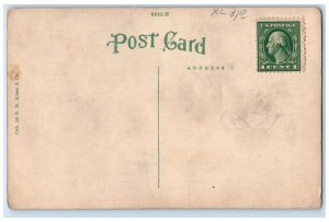 c1910's Episcopal Church Street View Albany Georgia GA Unposted Antique Postcard
