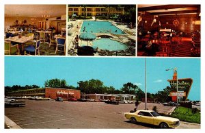 Postcard MOTEL SCENE Biloxi Mississippi MS AQ0822