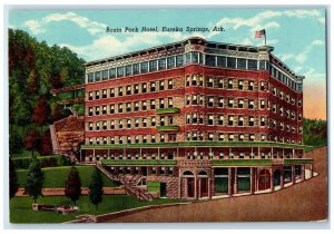 1953 Basin Park Hotel Exterior Building Eureka Springs Arkansas Vintage Postcard