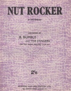 Nut Rocker B Bumble & The Stingers 1960s Sheet Music