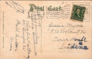 Fall River Massachusetts~Watuppa Lake & Pumping Station~3 Men on Drive~1908