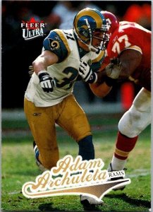 2004 Fleer Football Card Adam Archulete Los Angeles Rams sk9296