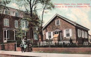 c.1910's Mennonite Church Battle of Germantown Pa. Postcard 2R4-364 