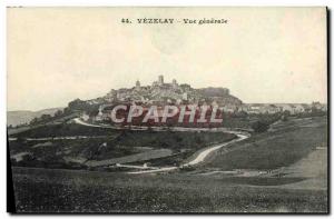 Postcard Old Vezelay Vue Generale