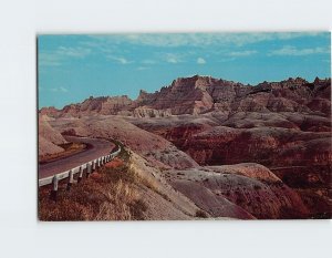 Postcard Road Through Bad Lands, Alternate Highway U.S. 16, South Dakota