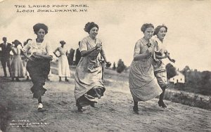 The Ladies Foot Race Loch Sheldrake, New York  