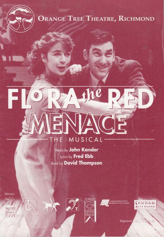 Elizabeth Mansfield of Heartbeat Flora The Red Menace Surrey Theatre Programme