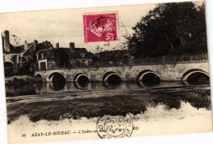 CPA AZAY-le-RIDEAU - L'Indre en Aval du Pont (229589)