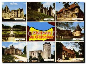 Postcard Modern Castles and Mansions of Calvados Fontaine Henry Creully Coupe...