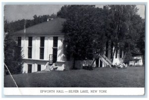 1952 Epworth Hall Exterior View Silver Lake New York NY Antique Vintage Postcard