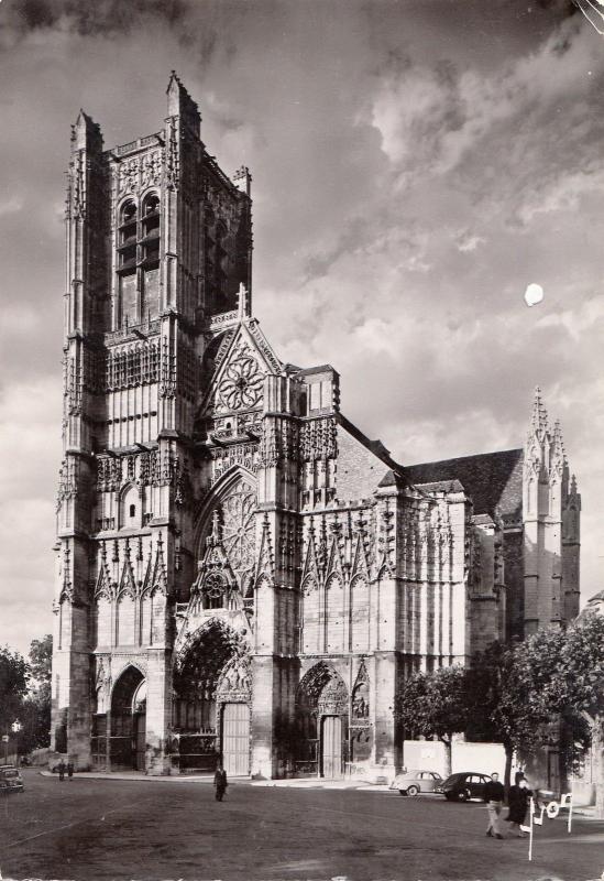 BF12258 auxerre yonne cathedrale st etienne  france front/back image