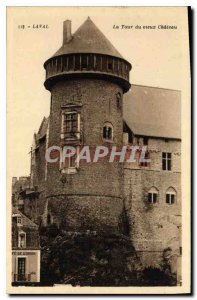 Old Postcard Laval Tower of the old castle