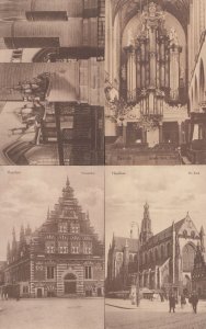 Haarlem Kerk Kathedraal Church Cathedral 4x Antique Dutch Postcard s