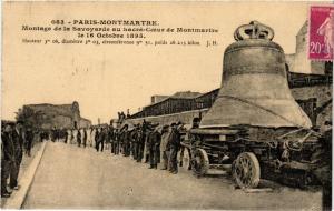 CPA Paris 18e Montage de la Savoyarde au Sacré Coeur (284264)