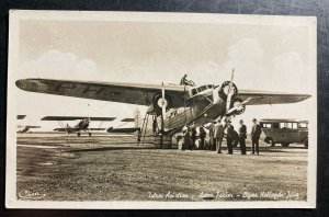 Mint Holland Real Picture Postcard RPPC Fokker Airplane Holland Java Line