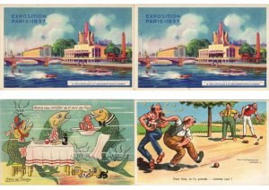 FANTASY SUBJECTS ARTIST SIGNED 500 Vintage Postcards with BETTER (L2995)