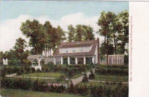 New York Saratoga Springs Rear View Inniscara Home Of Chauncey Olcott
