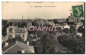 Postcard Old Asnieres Panoramic View