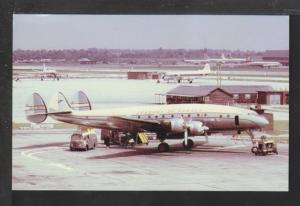 Skyways of London,Lockheed Constellation Postcard 