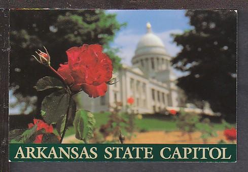 Arkansas State Capitol Postcard BIN 