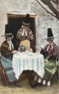 Culture & ethnicity Welsh women having afternoon tea hat traditions