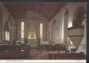 Hampshire Postcard - Interior of Beaulieu Abbey Church   B2927