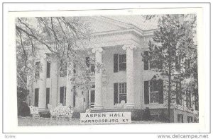 Aspen Hall, Harrodsburg, Kentucky, 1910-1920s