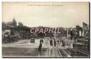 Verdun - Bridges Street 25 Aouy 1914 View from the & # 39est - Old Postcard