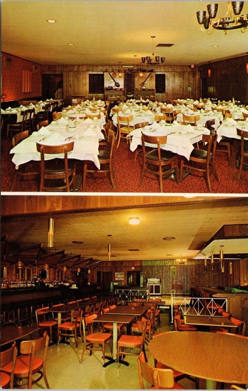 Shelby Inn 45660 Mound Road West Utica Michigan MI Dual View Postcard VTG UNP  