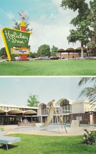 Split View of the Holiday Inn of Beaumont Texas