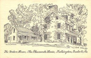 Watson House, Pleasants House Fallsington - Bucks County, Pennsylvania PA  
