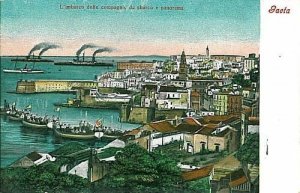 11202 VINTAGE POSTCARD - LATIN: GAETA - BOARDING-