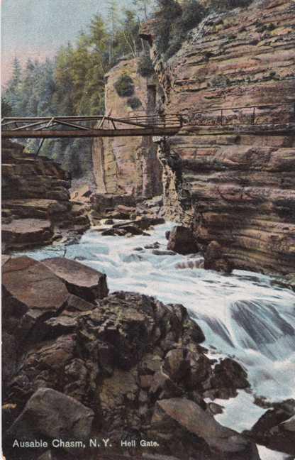 Hell Gate at Ausable Chasm - Adirondacks NY, New York - DB