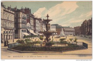 BORDEAUX, Les Allees de Touray, Gironde, France, PU-1914