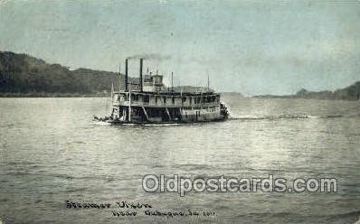 Vixen, Dubugue, Iowa, USA Ferry Boat, Ferries, Ship 1909 