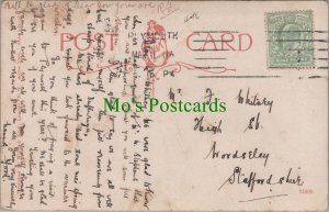 Genealogy Postcard - Whitney?, High Street, Wordseley, Staffordshire GL1195