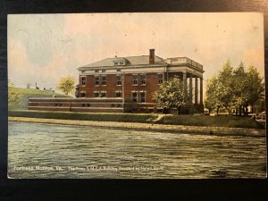 Vintage Postcard 1912 Fortress Monroe Army YMCA Building Virginia