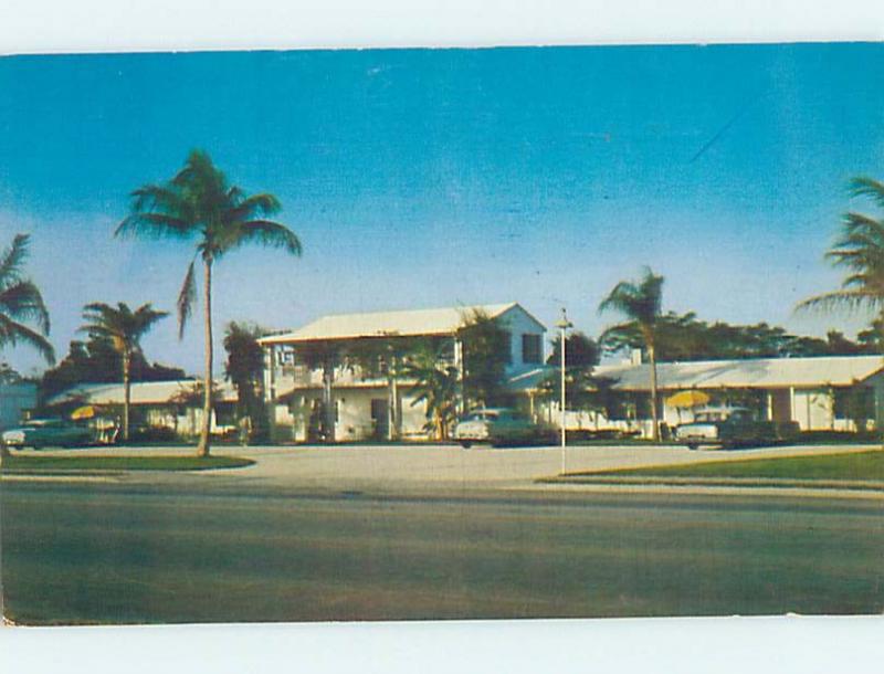 Unused Pre-1980 MOTEL SCENE Fort Pierce Florida FL G6590