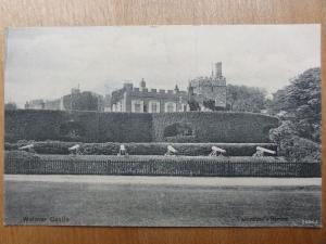 Kent WALMER CASTLE showing Canons nr Deal c1902 by Valentines 26965