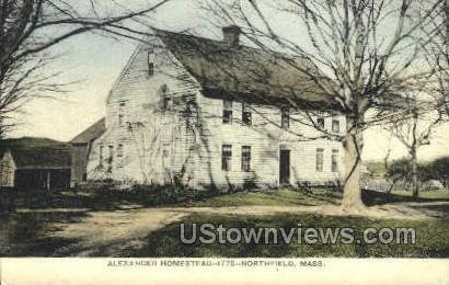 Alexander Homestead - Northfield, Massachusetts MA