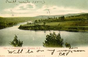 NH - Hinsdale. View of Connecticut River