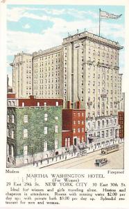 Martha Washington Hotel (For Women) NYC