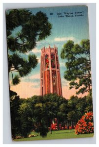 Vintage 1940s Postcard Bok Singing Tower Lake Wales Florida